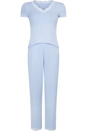 Hunkemöller Hunkemöller Blue Nanna Jersey Pyjamas Setlarge