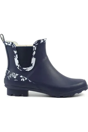 Lunar Lazy Dogz Prairie Blue Ankle Wellies