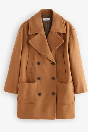 Next Premium Wool Blend Revere CoatS