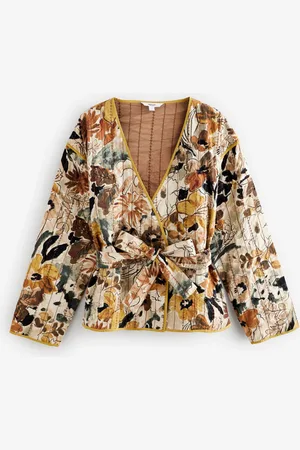 Next Quilted Reversable 100% Cotton Kimono JacketM
