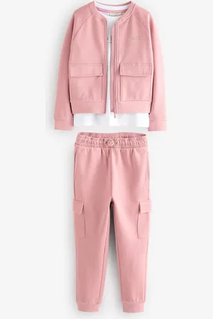 Ted Baker Pink Cargo 100% Cotton Bomber 3 Piece Set7 år (122cm)