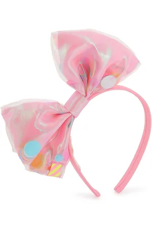 Billieblush Multicolour Pailletter Sløjfe Logo 100% Bomuld Pandebånden