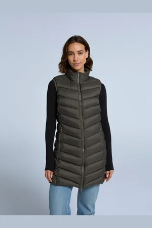 Animale Womens Frankie Polstret Longline Gilet44