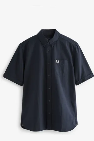 Fred Perry Kortærmet 100% Bomuld Oxford SkjorterL