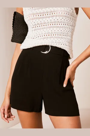 Lipsy London Belted Shorts With A Touch Of Linen46