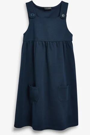 Next Jersey Stræk Pinafore School Kjole (3-14år)4 år (104cm)