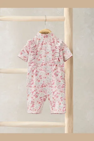 Mamas & Papas Floral Print Short Sleeve Rashsuit8086cm