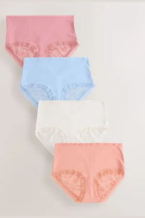 Next Full Brief Modal Ultimate Comfort Lace Knickers 4 Pack