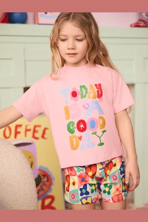 Eleanor Bowmer Lyserød I dag er en god dag 100% bomuldsjerseysæt146152cm