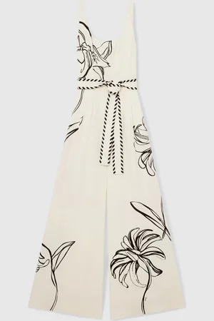 Reiss Kinsley NYBG Floral-Print Jumpsuit