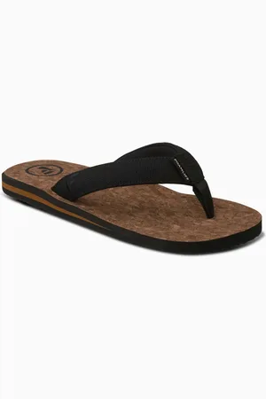 FoamLife Mens Mully Cork Flip Flops