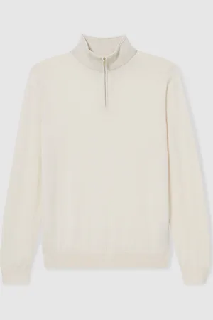 Reiss Blackhall Merino Wool Half-Zip JumperXL