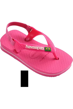 Havaianas Baby Pink Brasil Logo Flip Flopsuk3eu19