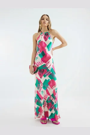 River Island Halter Neck Midi Dress44