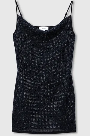Reiss Keeva Cowl-Neck Beaded Mini Dress44