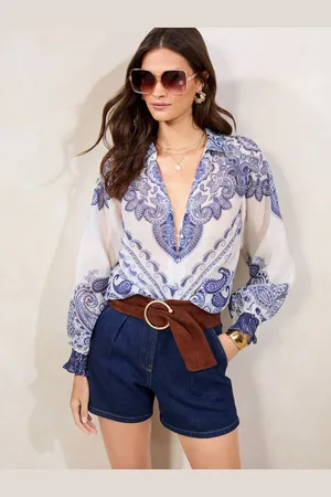 Lipsy London Printed Button Through Blouse38