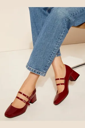 Friends Like These Low Block Heel Double Strap Mary Jane Court Shoeseu355