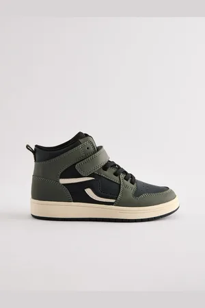 Next Elastisk blonde high top sneakers
