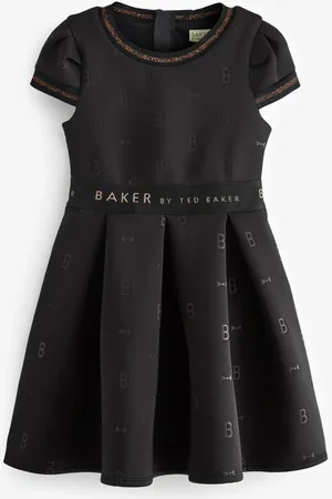 Ted Baker Præget scuba-kjole8 år ( 128 cm)