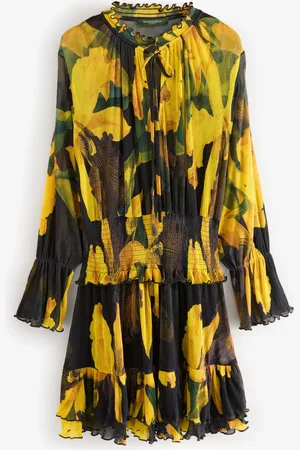 Next Kew Collection Floral Mesh Mini Dress38 Høj