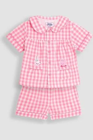 JoJo Maman Bébé Peppa Pig Character Classic Woven Pyjamas9298cm
