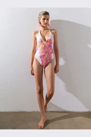 French Connection Tummy Control Embellished Miami Plunge Swimsuit44