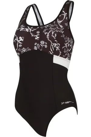 Zoggs Classique Dakota Crossback Black Swimsuit40