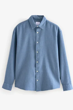 Next Textured Waffle Long Sleeve 100% Cotton OvershirtXXL