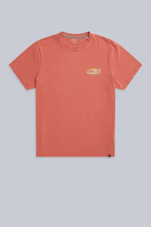 Animale Mens Chase Relaxed 100% Cotton T-ShirtMiddel