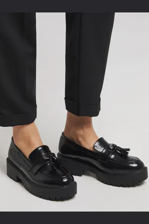 Simply Be Tassel Detail Detail Chunky Hyttesko In Extra Bred pasform