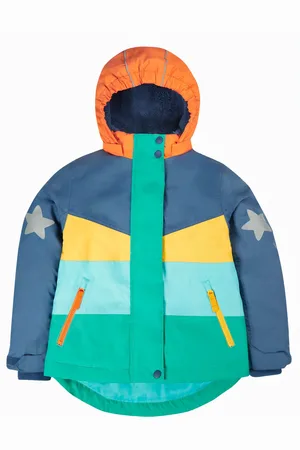 Frugi Blå Vandtæt Ensfarvet Snow And Ski Coat1 - 2 år (80 - 92cm)