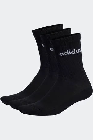 adidas Linear Crew Cushioned Socks 3 PackUK 11 - 12.5