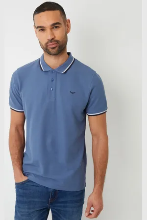 Threadbare Herringbone Tipping Cotton Pique Polo-skjorterX-Large