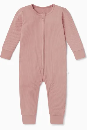 Mori Økologisk Bomuld & Bambus Ribbet Zip Up Sparkedragt6 - 9 måneder (68 - 74cm)