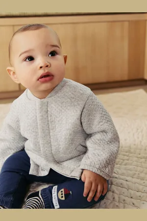 Next Baby Textured Bomber Jacket (0mths-2yrs)56cm