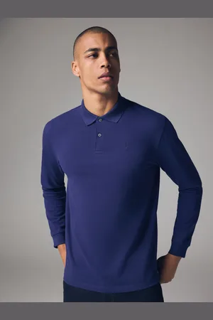 Next Langærmet piké-poloshirtS