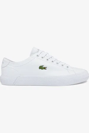 Lacoste Gripshot Nappa Leather White Trainers