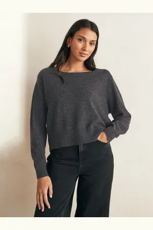 American Vintage Grey Raxow Round Necky SweaterXS-S
