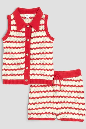 River Island Girls Stripe Polo Set134140cm