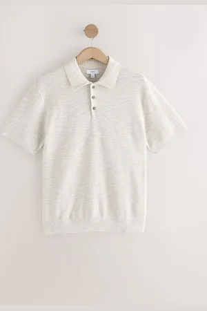 Next Regular Fit Short Sleeve Cotton Rich Knit Polo ShirtStor