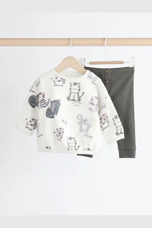 Next Animal Baby Top and Leggings Set (0mths-2yrs)9 - 12 måneder (74 - 80cm)