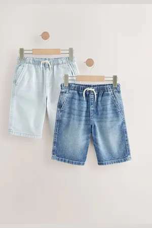 Next Bermuda Pull On Denim 100% bomuldsshorts 2 -pakke (3-16år)134140cm