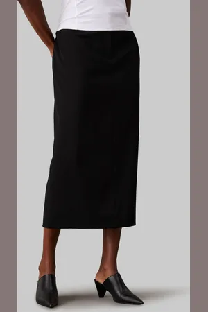 Calvin Klein Soft Crepe Midi Pencil Nederdele42