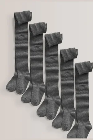 Next 5 Pak bomuldsrige skoletights3 - 4 år (98 - 104cm)