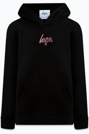 Hype . Girls Heart Black Hoodies166168cm