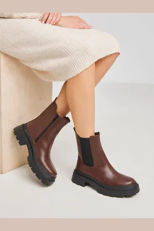 Simply Be Extra Bred pasform Chunky Chelsea ankelstøvler