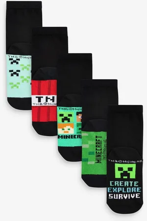 Next 5 Pakke Cotton Rich SokkerUK 4-6.5