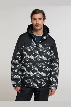 Mountain Warehouse Herre Vandafvisende Printede Ski Jakke Og Bukser SætXXL