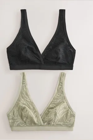 Next Ultimate Comfort Soft Brushed Lace Bra A-E40