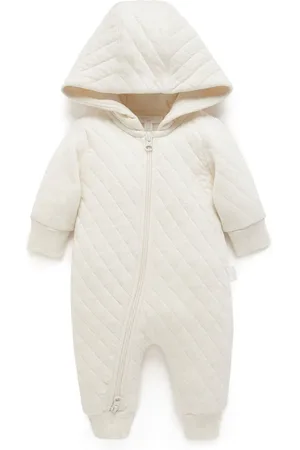 Purebaby Quilted Zip PramsuitNyfødt